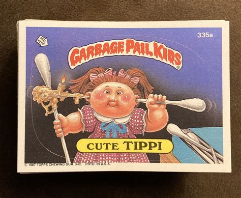 1987 Garbage Pail Kid Cards Price Guide